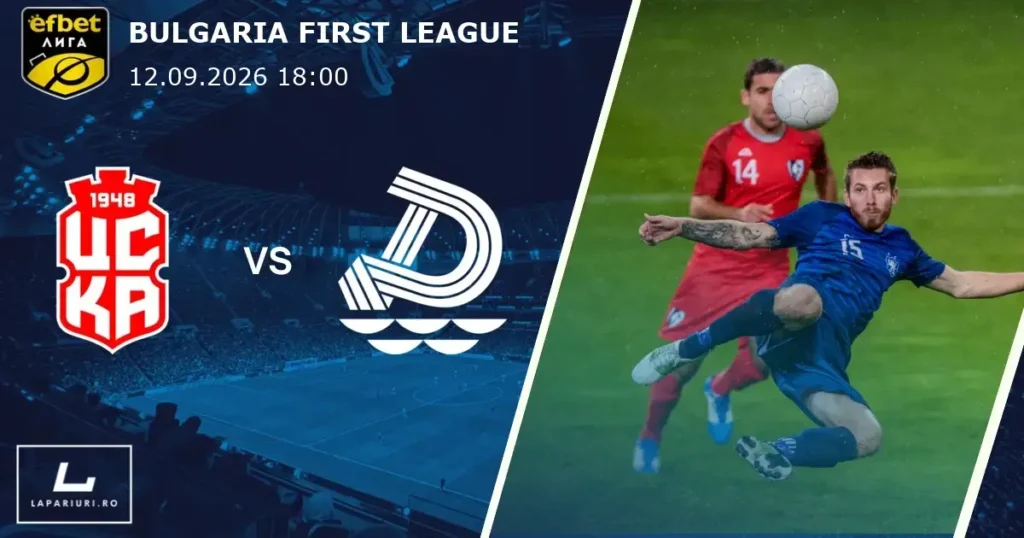 CSKA 1948_Dunav Ruse_ponturi_pariuri_fotbal_12092026