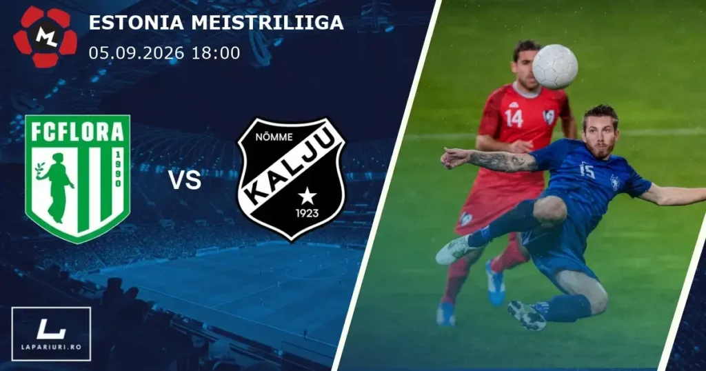 Flora Tallinn_Nomme Kalju_ponturi_pariuri_fotbal_05092026