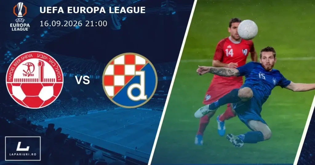 Hapoel Beer Sheva_Dinamo Zagreb_ponturi_pariuri_fotbal_16092026