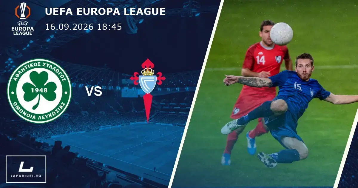 Omonia Nicosia_Celta Vigo_ponturi_pariuri_fotbal_16092026
