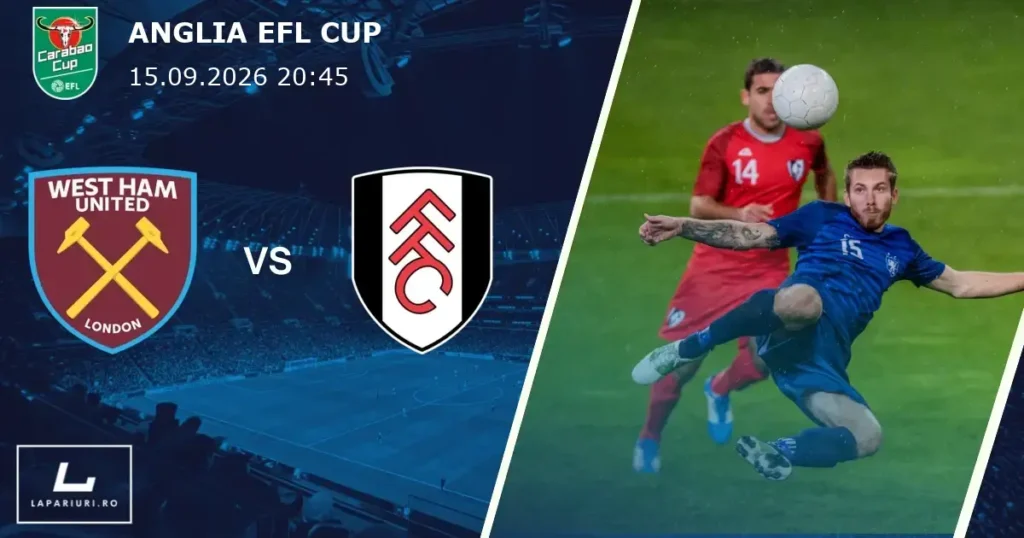 West Ham United_Fulham_ponturi_pariuri_fotbal_15092026