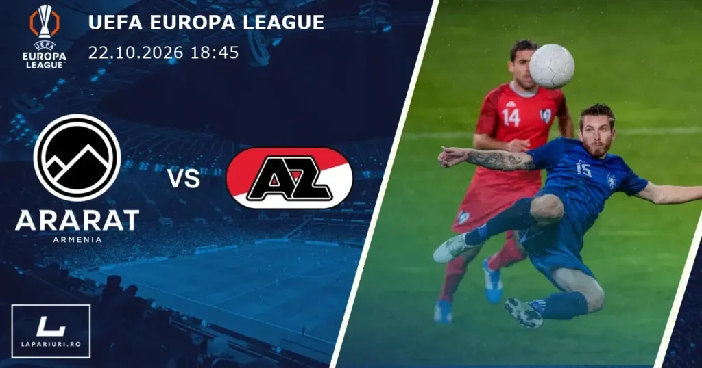 Ararat-Armenia_AZ Alkmaar_ponturi_pariuri_fotbal_22102026
