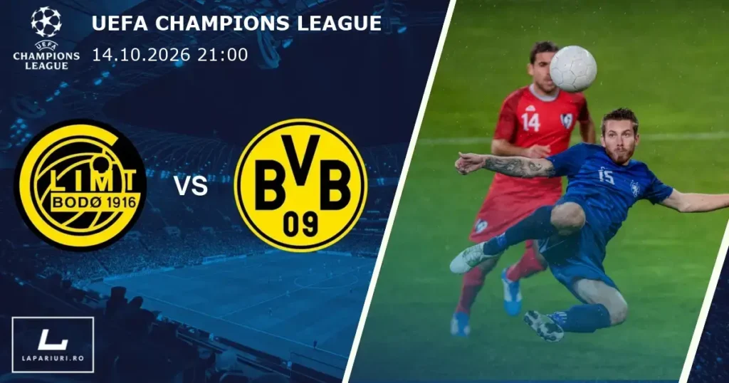 BodoGlimt_Borussia Dortmund_ponturi_pariuri_fotbal_14102026