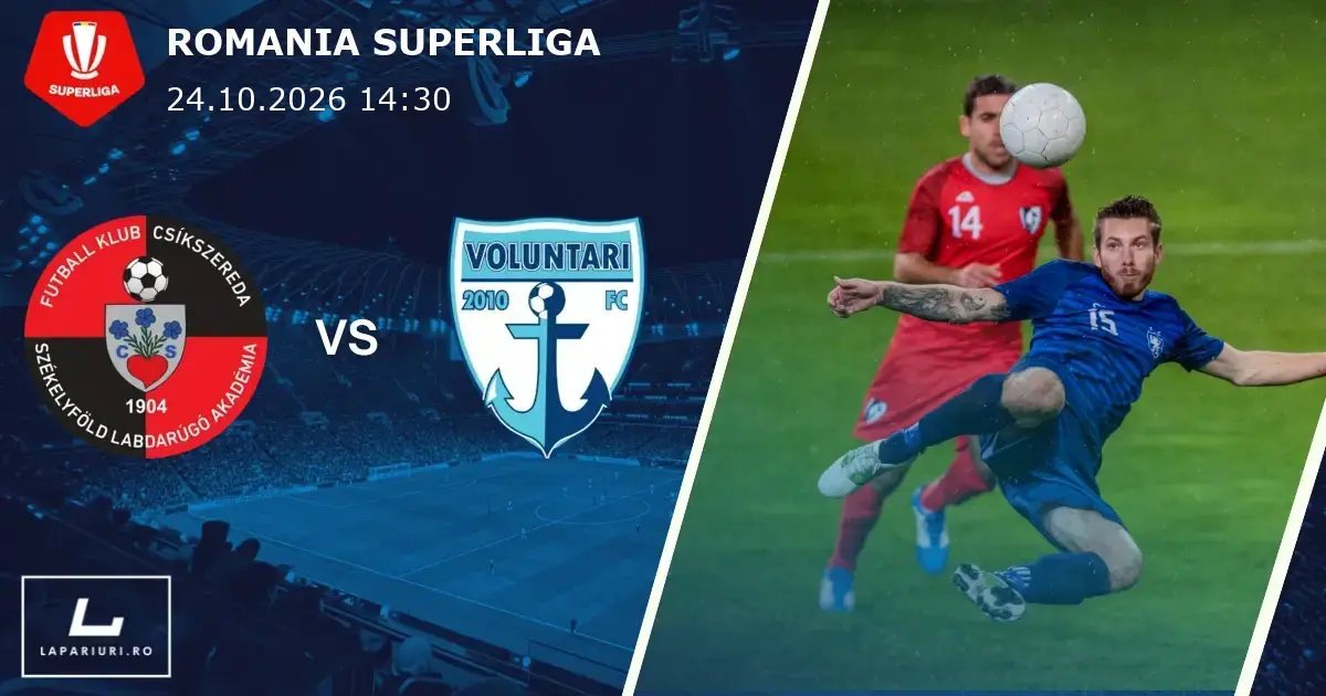 Csikszereda Miercurea Ciuc_Voluntari_ponturi_pariuri_fotbal_24102026