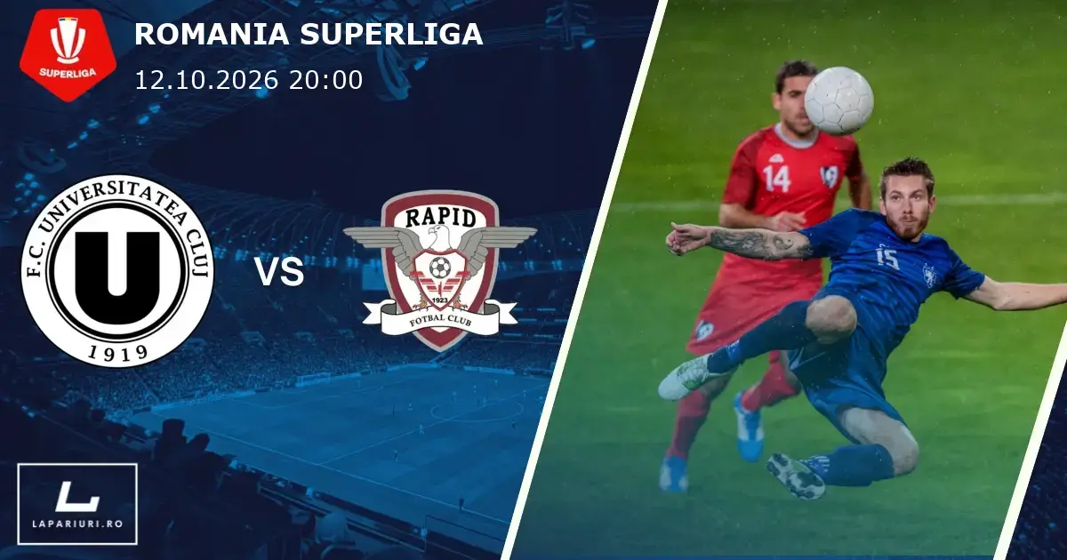 Universitatea Cluj_Rapid Bucuresti_ponturi_pariuri_fotbal_12102026